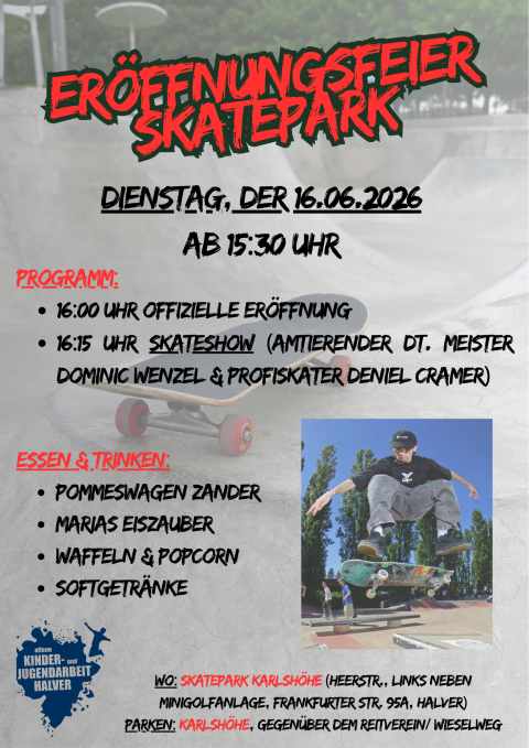 Eröffnung Skatepark
